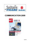 Plan de communication de La Solitaire du Figaro 2009