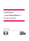 Tout l'monde dehors 2009 : le dossier de presse