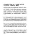 Consumer Online Bill Payment Behavior Revealed in New Study - Billeo