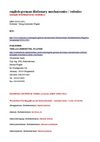 ISBN 3000215891: examples of technical terms robotics robots: english german dictionary mechatronics...