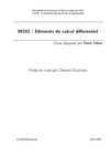 M202 : Elements de calcul différentiel