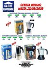 OFERTA CAFETERAS VERANO 2009