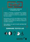 Livret d'accueil handicap et textes lus à la médiathèque de l'Astrolabe