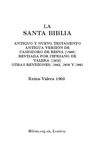 Biblia RV60 en español