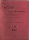 Livret des statuts de l'Union Maraussanaise