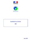 Rapport d'activité 2008