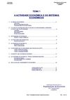 TEMA 1: A ACTIVIDADE ECONÓMICA E OS SISTEMAS ECONÓMICOS