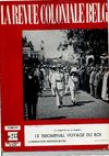 La revue coloniale belge - Le triomphal voyage du roi - 15 juin 1955