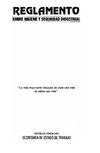 REGLAMENTO SOBRE HIGIENE Y SEGURIDAD INDUSTRIAL.