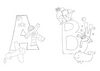 E.I.- Colorear Abecedario 1