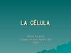 LA CELULA