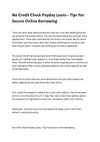 No-Credit-Check-Payday-Loans