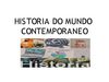 CONTIDOS H.ª DO MUNDO CONTEMPORANEO