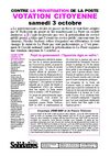 Referendum contre privatisation