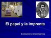 evolución del papel y la imprenta 