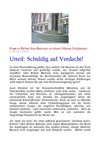 Allein gegen die Aachener Justiz - allein gegen ein mutmaßliches Fehlurteil - LG Aachen