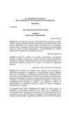 LEY ORGÁNICA DE EDUCACIÓN-LA ASAMBLEA NACIONAL DE LA REPÚBLICA BOLIVARIANA DE VENEZUELA.