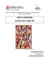 ARTS I ARTISTES SEGLE XX III PART. GES I