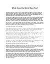 WhatDoesTheWorldOweYou
