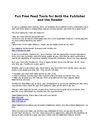 FunFreeFeedToolsforBoththePublisherandtheReader