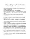 5WaystoEnticeYourParallelMarkettoTradeLinks