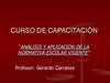 CURSO DE CAPACITACIÓN Normativa