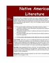 Native Literature Syllabus