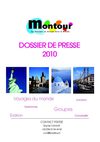Dossier de presse Montour 2010