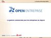 OPEN ENTREPRISE Logiciel de gestion commerciale pour les entreprises du négoce
