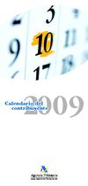 Calendario 2009 fiscal Agencia Tributaria