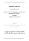 Atelier de formation à la Gestion axée sur les résultats (GAR)