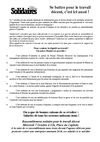 TRACT SOLIDAIRES 31 JOURNEE 7 OCTOBRE