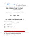 Networking IEEE Project Titles with Abstract, 2009 - 2010