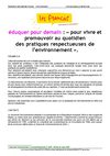 Francas déclaration pour des pratiques respecteuses de l'environnement