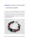 www.bjbead.com lauched new discount gemstone bracelet with copon code Bj5310