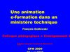 L’agenda de l’évangélisateur e-formation dans un ministère technique