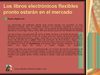 Los libros electrónicos flexibles pronto estarán en el mercado