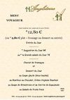 Menu Voyageur