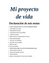 Mi proyecto de vida