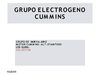 GRUPO ELECTROGENO CUMMINS - OTROS VOLVO DE 400 KW