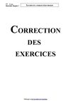 Le sens du courant électrique (Correction des exercices - Version 2007)