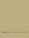 Plaquette Grande Ecole Euromed Management