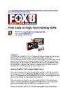 First Look at High-Tech Holiday Gifts