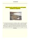Contaminación ambiental en Argentina