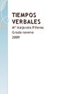 TIEMPOS VERBALES EN INGLES power point