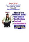 TEST Your English Level, english test level, english grammar test, test in english