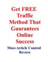 Get FREE Traffic Method That Guarantees Online Success