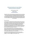 Policies & Guidelines for Social Media and Pharmaceutical Companies