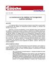 Note reconnaissance des diplômes privés : Commission éducation du Parti de gauche