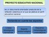 Proyecto Educativo Nacional